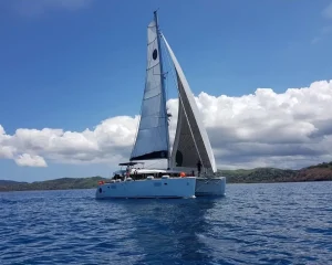 underway, Lagoon 450, catamaran for sale