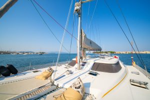 deck, Knysna 480, catamaran for sale