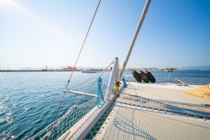 deck, Knysna 480, catamaran for sale