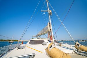 deck, Knysna 480, catamaran for sale