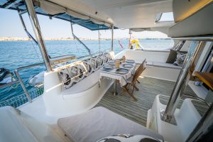 cockpit, Knysna 480, catamaran for sale