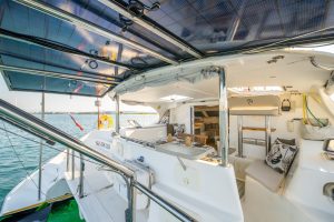 cockpit, Knysna 480, catamaran for sale