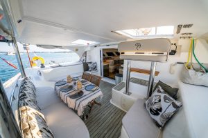 cockpit, Knysna 480, catamaran for sale