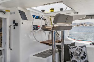 helm, Knysna 480, catamaran for sale
