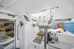 cockpit, Knysna 480, catamaran for sale