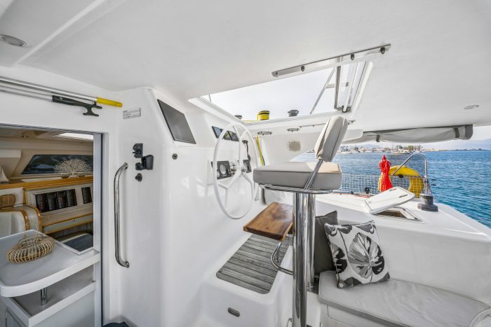 cockpit, Knysna 480, catamaran for sale