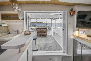 cockpit, Knysna 480, catamaran for sale
