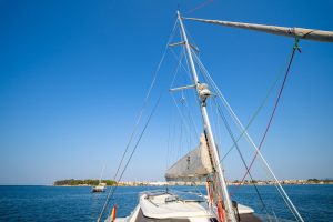 deck, Knysna 480, catamaran for sale