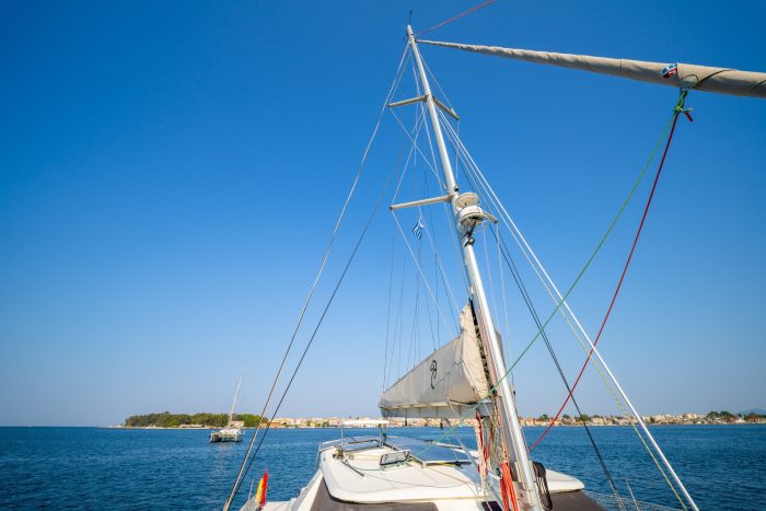 deck, Knysna 480, catamaran for sale