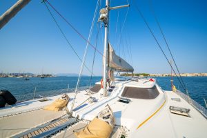 deck, Knysna 480, catamaran for sale