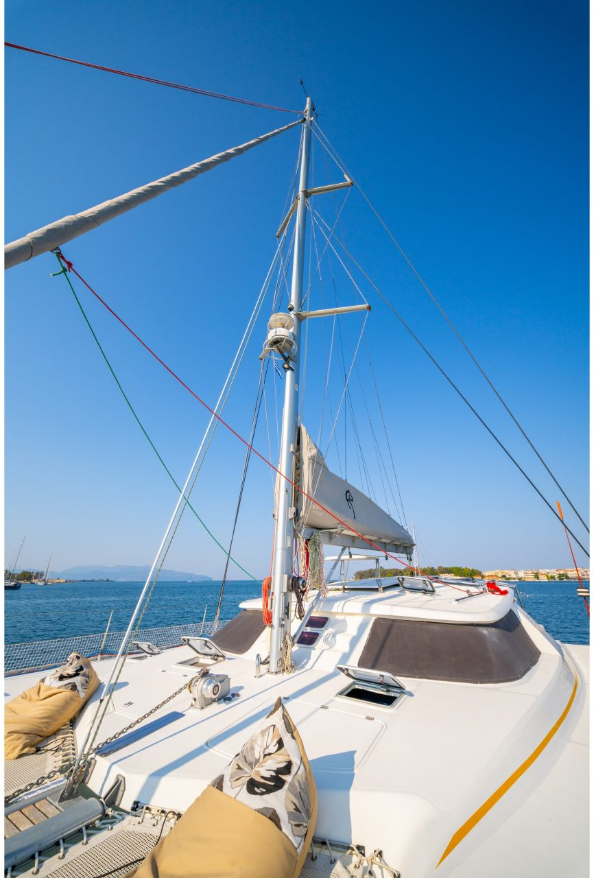 deck, Knysna 480, catamaran for sale