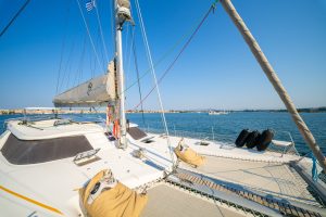 deck, Knysna 480, catamaran for sale