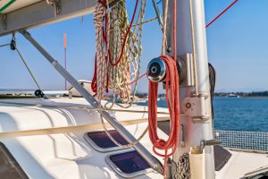deck, Knysna 480, catamaran for sale