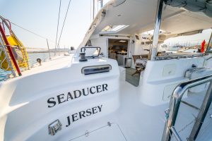 exterior, Knysna 480, catamaran for sale