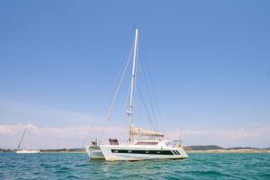 underway, Knysna 480, catamaran for sale