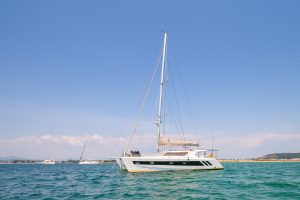 underway, Knysna 480, catamaran for sale