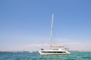 exterior, Knysna 480, catamaran for sale