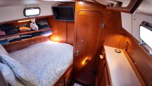 bed, Caliber 40, sailboat for sale