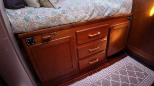 interior, Caliber 40, sailboat for sale