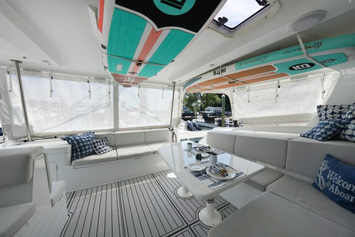 cockpit, Balance 482, catamaran for sale