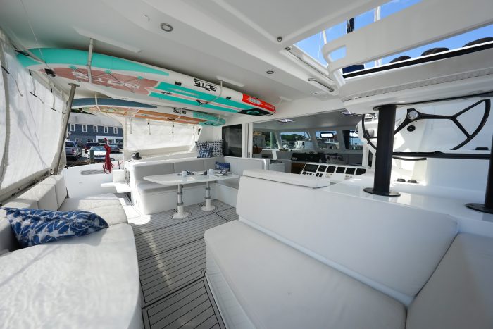cockpit, Balance 482, catamaran for sale
