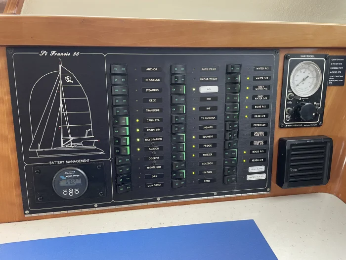navigation station, St Francis 50, catamaran for sale