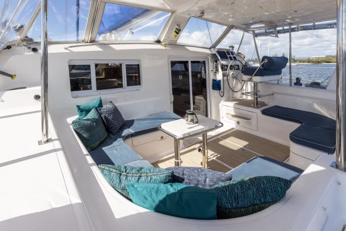 cockpit, St Francis 50, catamaran for sale
