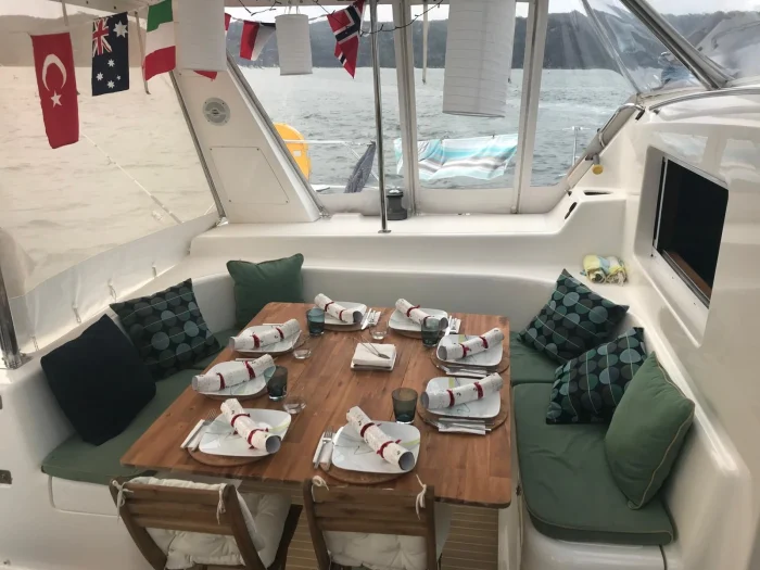 deck, St Francis 50, catamaran for sale