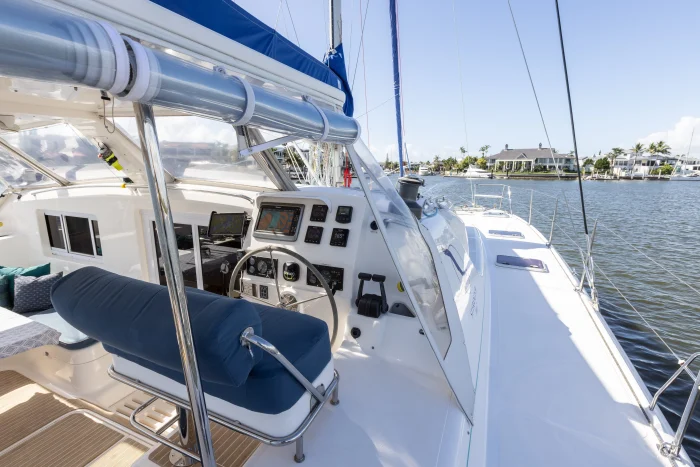cockpit, St Francis 50, catamaran for sale