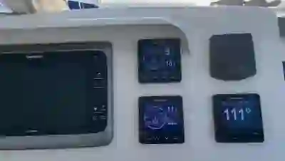 helm, St Francis 50, catamaran for sale