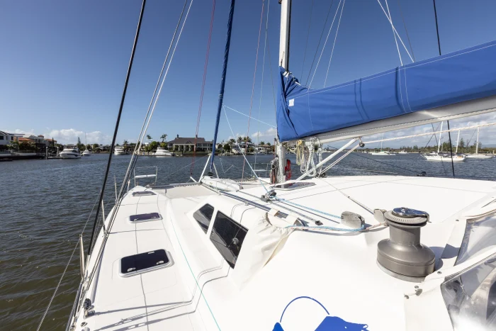 deck, St Francis 50, catamaran for sale