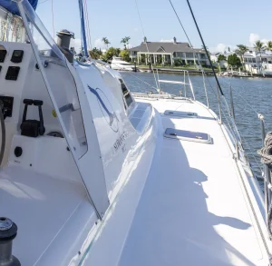 deck, St Francis 50, catamaran for sale