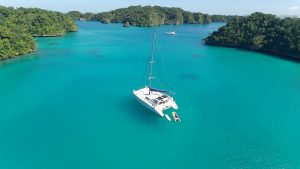 underway, St Francis 50, catamaran for sale