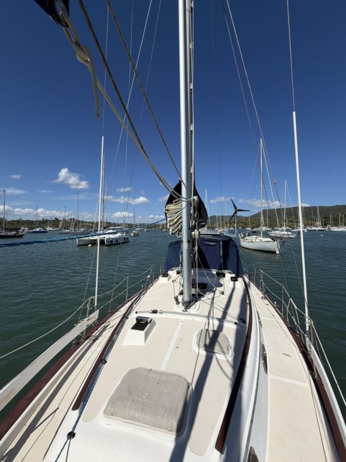 deck, Island Packet 35, sailboat for sale