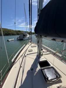 deck, Island Packet 35, sailboat for sale