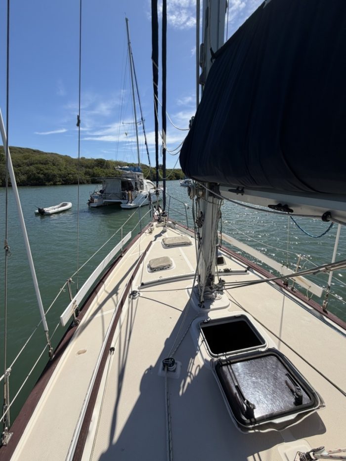 deck, Island Packet 35, sailboat for sale