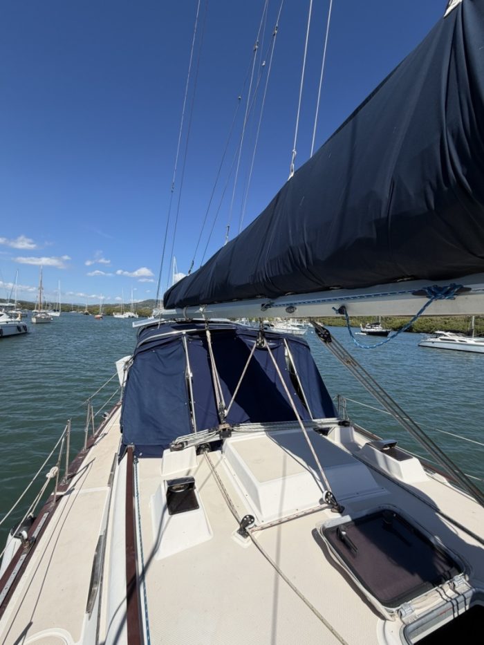 deck, Island Packet 35, sailboat for sale