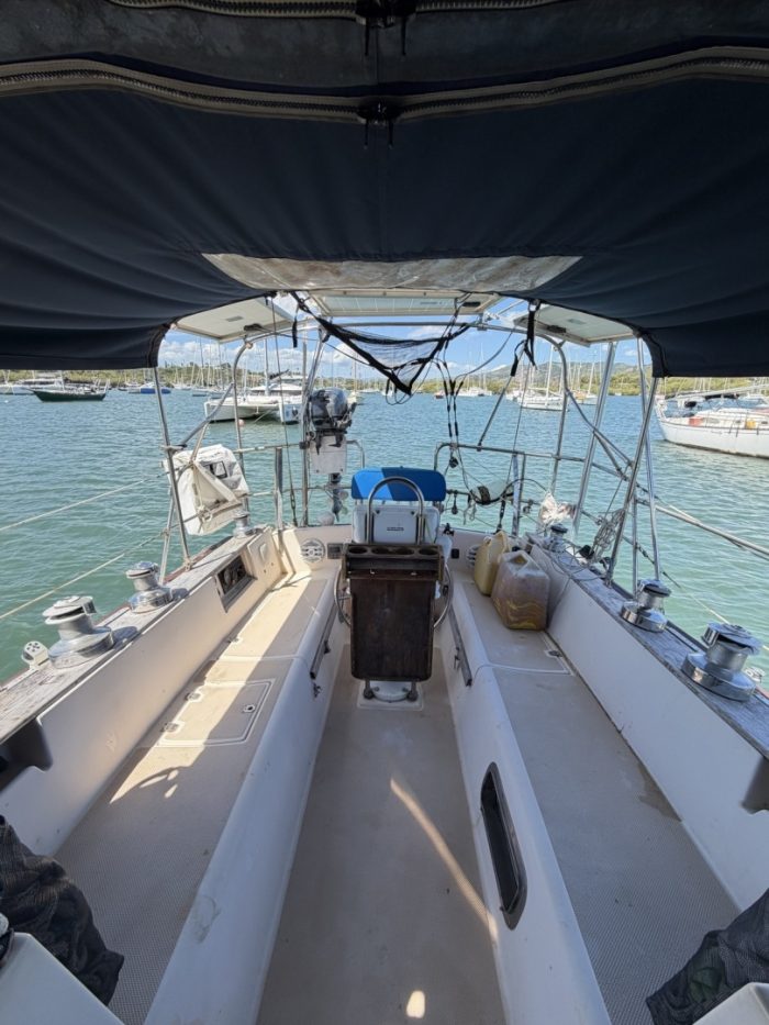 cockpit, Island Packet 35, sailboat for sale