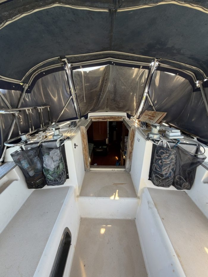 cockpit, Island Packet 35, sailboat for sale
