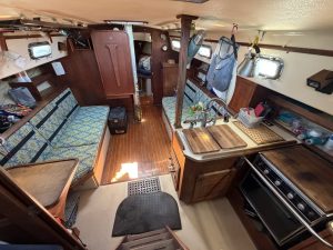 salon, Island Packet 35, sailboat for sale