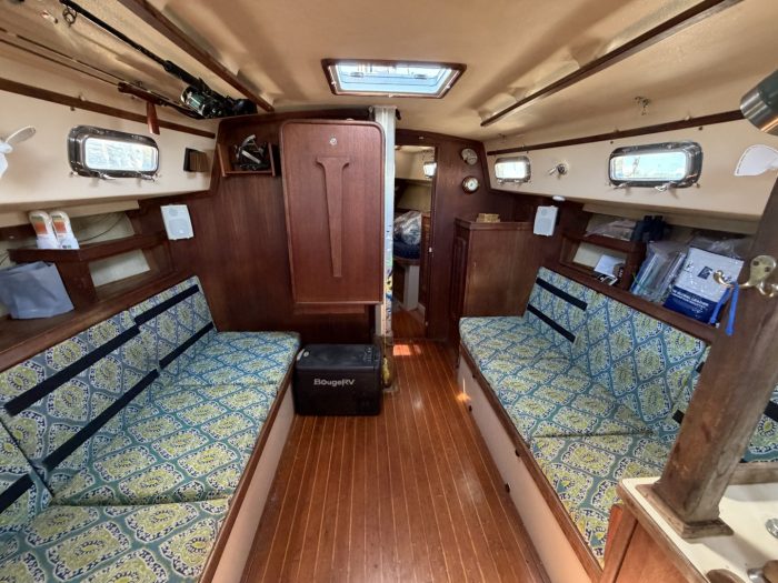 salon, Island Packet 35, sailboat for sale