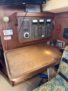 navigation station, Island Packet 35, sailboat for sale