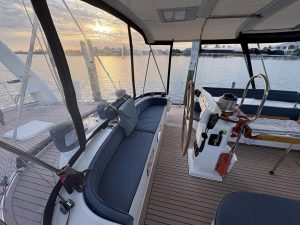 cockpit, Custom, sailboat for sale