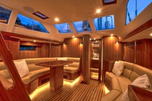 salon, Hylas 48, sailboat for sale
