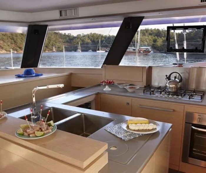salon, FP 58 Ipanema, catamaran for sale