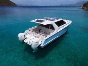 exterior, Custom, power catamaran for sale