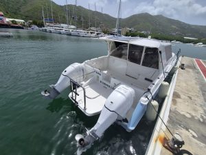 exterior, Custom, power catamaran for sale