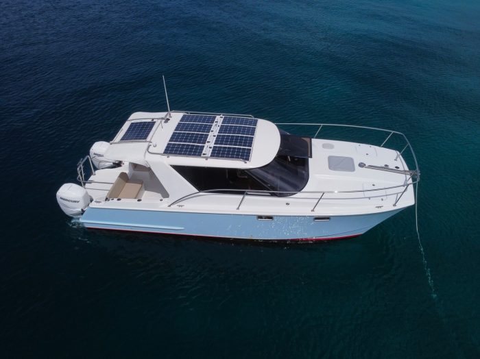 exterior, Custom, power catamaran for sale