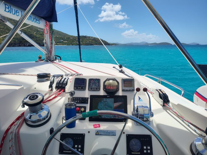 helm, Leopard 44, catamaran for sale