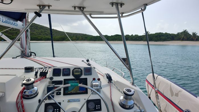 helm, Leopard 44, catamaran for sale